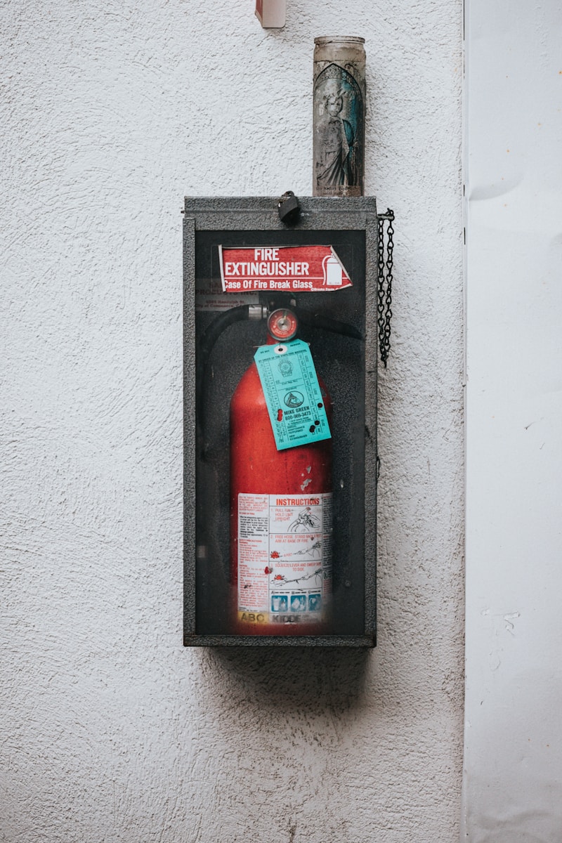 A Fire Extinguisher That Needs to Be Inspected